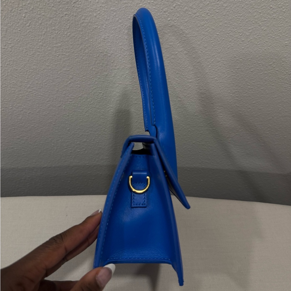 Brand New Jacquemus Blue Le Grand Chiquito Bag - Picture 3 of 5